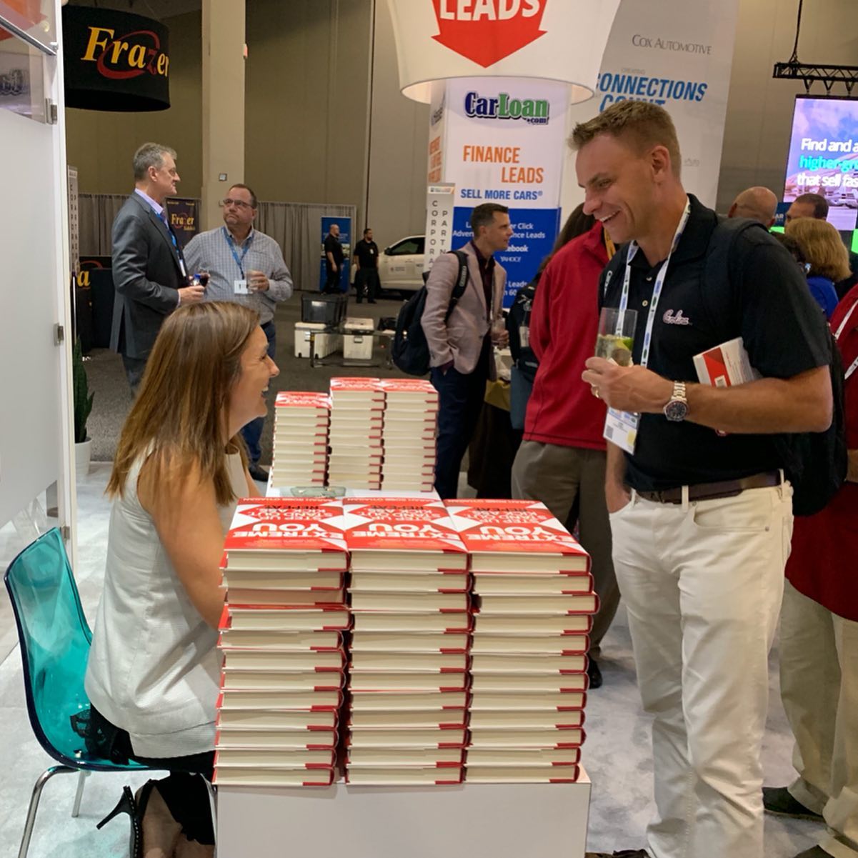 Luke @ Conferences Luke at a conference