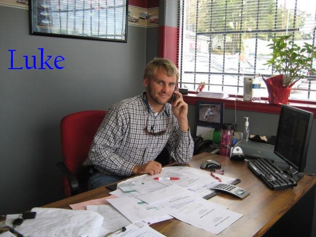 Luke at the Old Office First Facebook Posts Luke first facebook photo